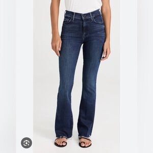 Mother The Weekender Fray Jeans in Blue